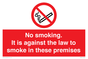 no smoking against the law
